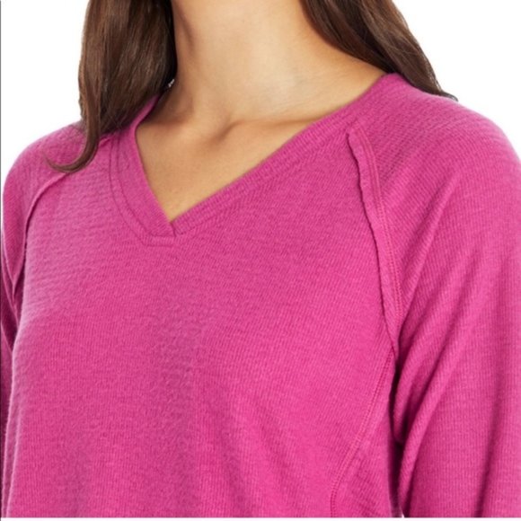 Wildfox Haley Fuchsia Brushed Sweatshirt Medium - Picture 7 of 10